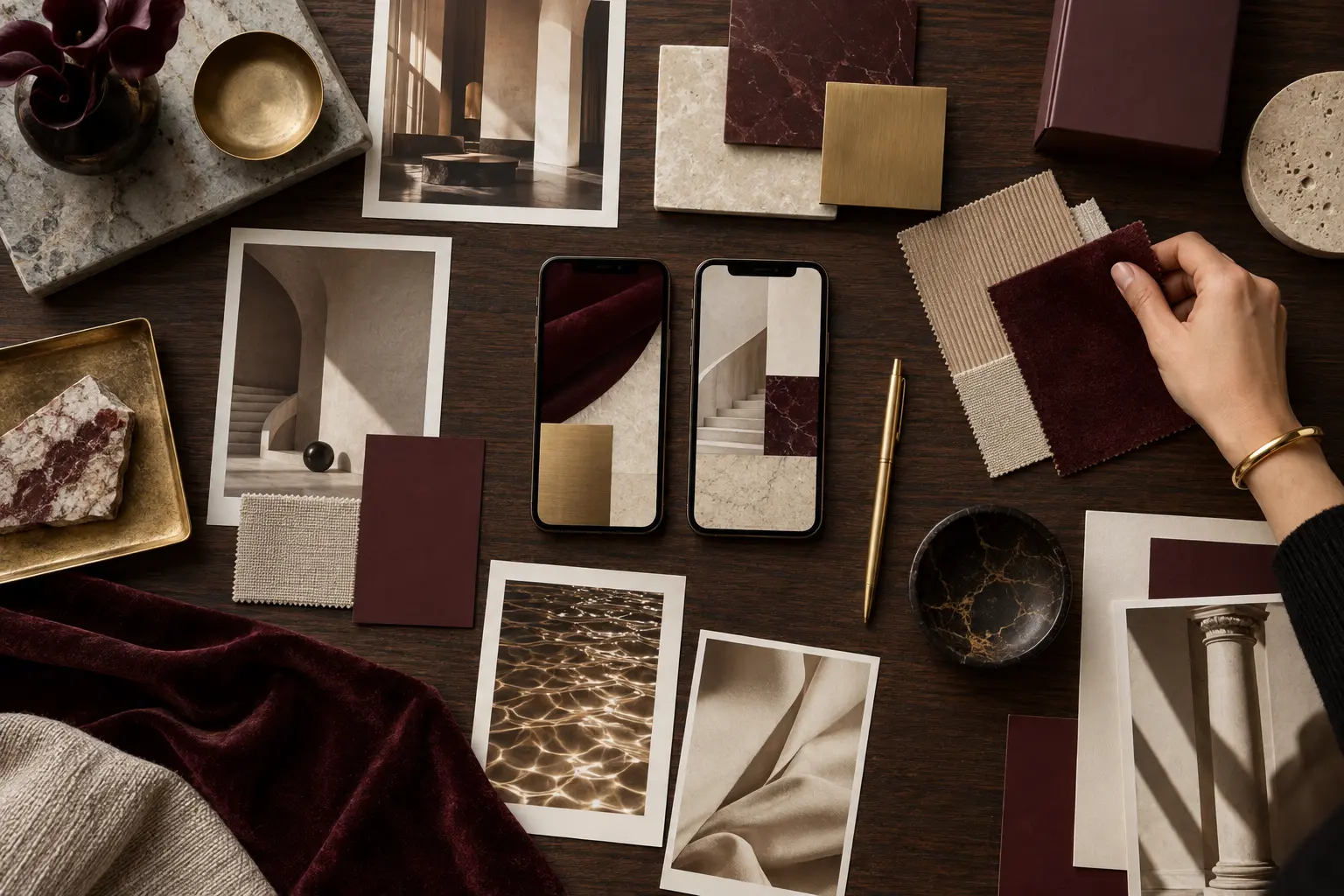Creative Moodboard Phones — Albrado marketing and growth transformation
